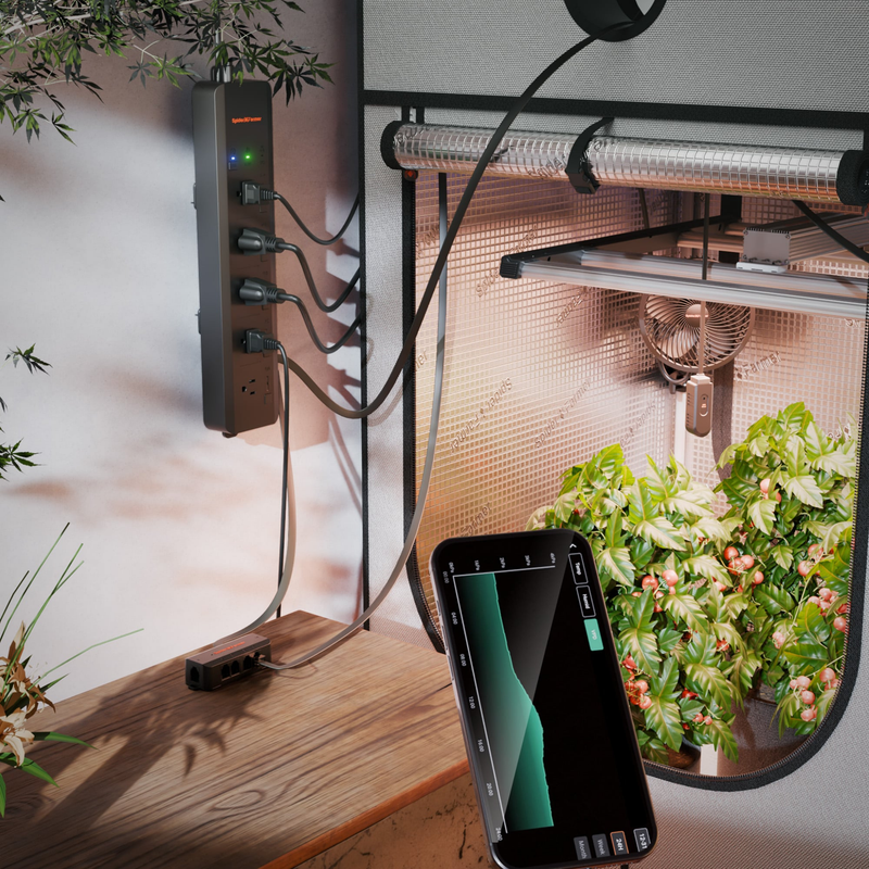 Load image into Gallery viewer, Spider Farmer - GGS AC5 Smart Power Strip – 5 Outlet Grow Tent Climate Controller
