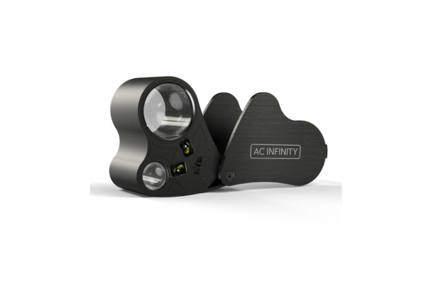 AC INFINITY Jewelers Loupe, Pocket Magnify Glass with LED Light & Dual Lenses