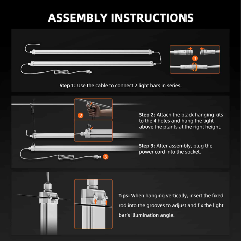 Load image into Gallery viewer, Spider Farmer - Glow80 80W LED Grow Light Bars β Full Spectrum 4x4