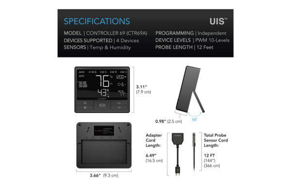 AC Infinity - Controller with Independent Programs for 4 Devices 69