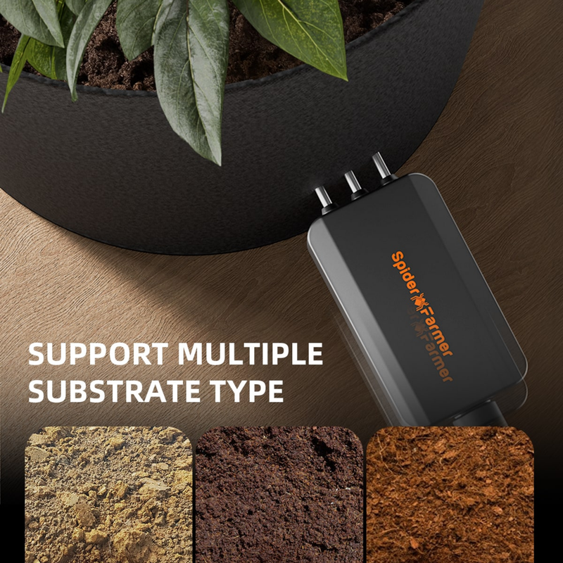 Load image into Gallery viewer, Spider Farmer - GGS 3-in-1 Soil Sensor Pro (3 Pack) – EC, Moisture & Temperature Monitor