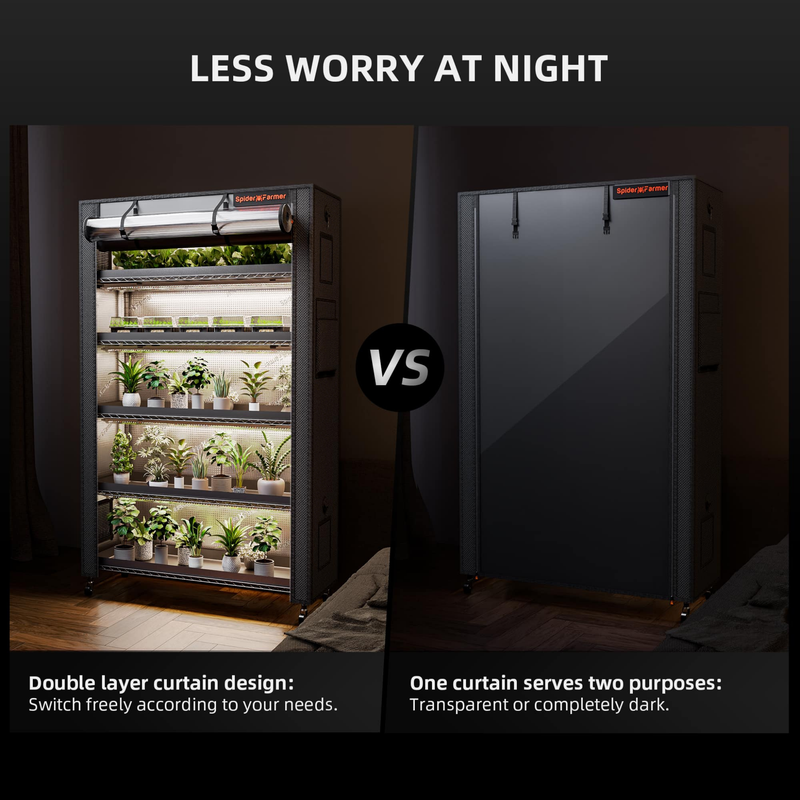 Load image into Gallery viewer, Spider Farmer - 6-Tier Plant Stand with 220W Grow Lights & Grow Tent