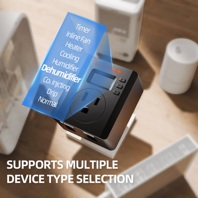 Load image into Gallery viewer, Spider Farmer - S-Station Smart Plug Timer – WiFi & Bluetooth Grow Automation Outlet