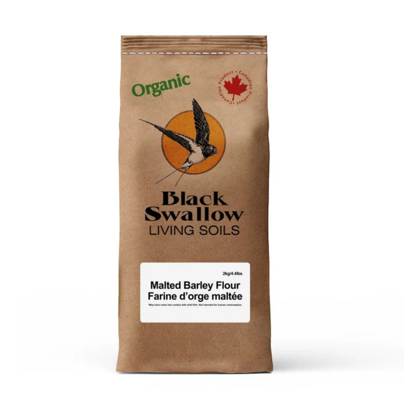 Load image into Gallery viewer, Black Swallow - 2 Row Malted Barley Flour (Non-Organic) - 2kg – Enzyme-Rich Soil Amendment