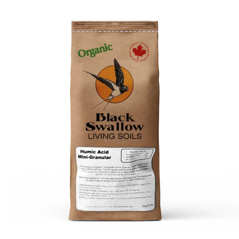 Load image into Gallery viewer, Black Swallow - Humic Acid Fine Granular 2kg - Soil Amendment & Fertilizer Enhancer