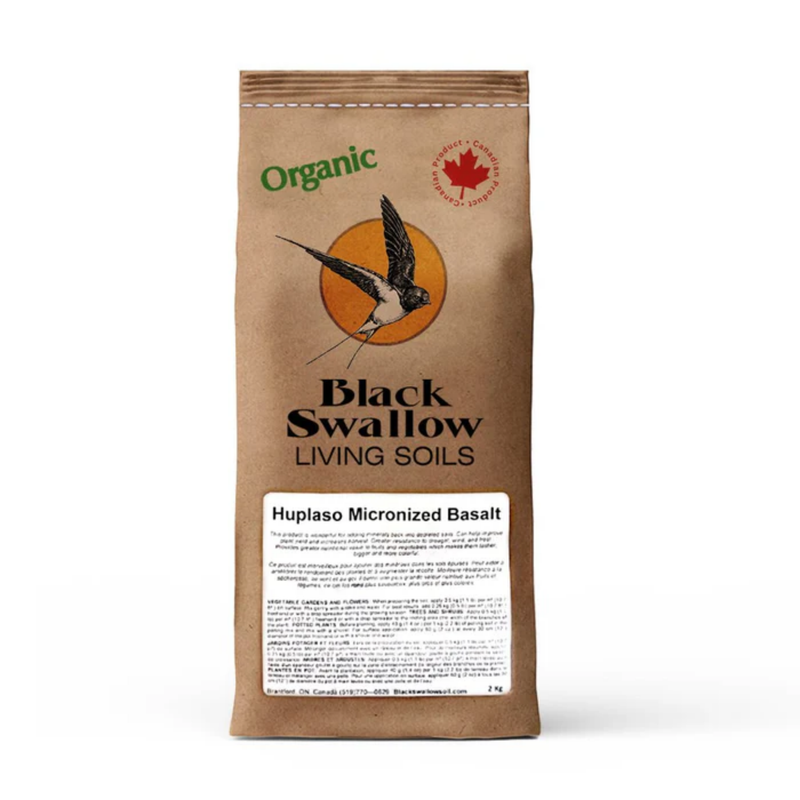 Load image into Gallery viewer, Black Swallow - Huplaso Basalt Rock Dust (2kg) – Soil Amendment for Organic Gardening