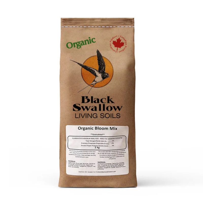 Load image into Gallery viewer, Black Swallow - Organic Bloom Mix 2-5-4 (2kg) - Nutrient-Rich Flowering Fertilizer