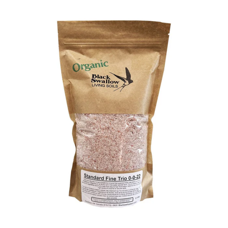 Load image into Gallery viewer, Black Swallow - Langbeinite (0-0-22) K-MAG 1.5kg - Organic Potassium & Magnesium