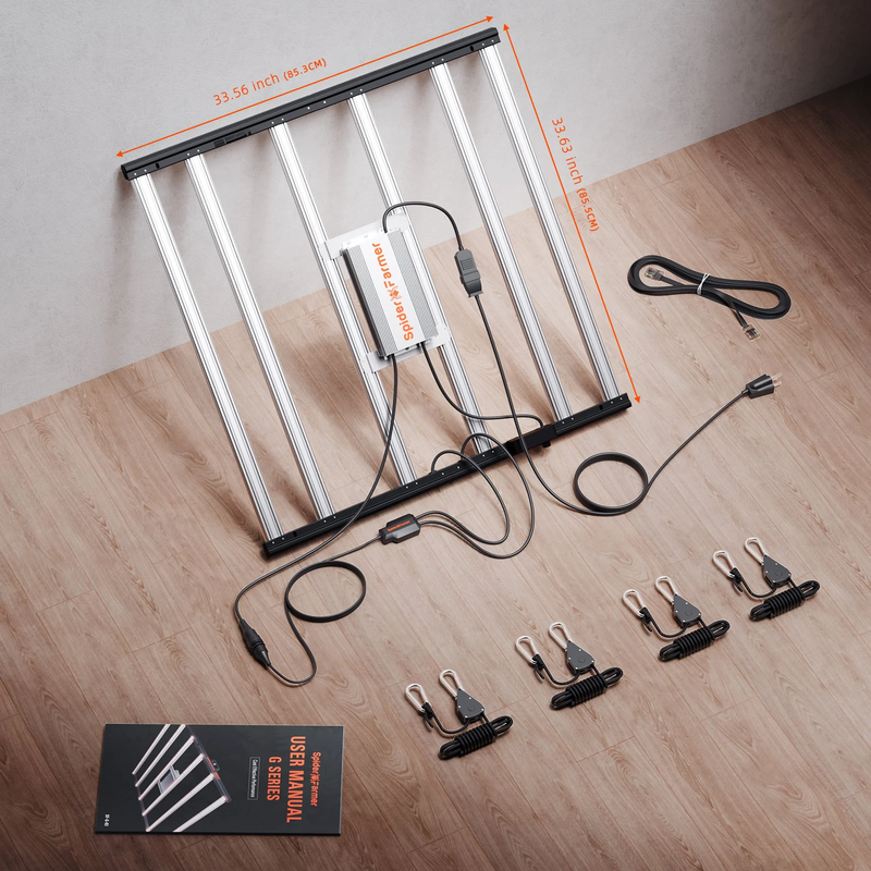 Load image into Gallery viewer, Spider Farmer - G5000 480W LED Grow Light – App Controlled Full Spectrum 4x4