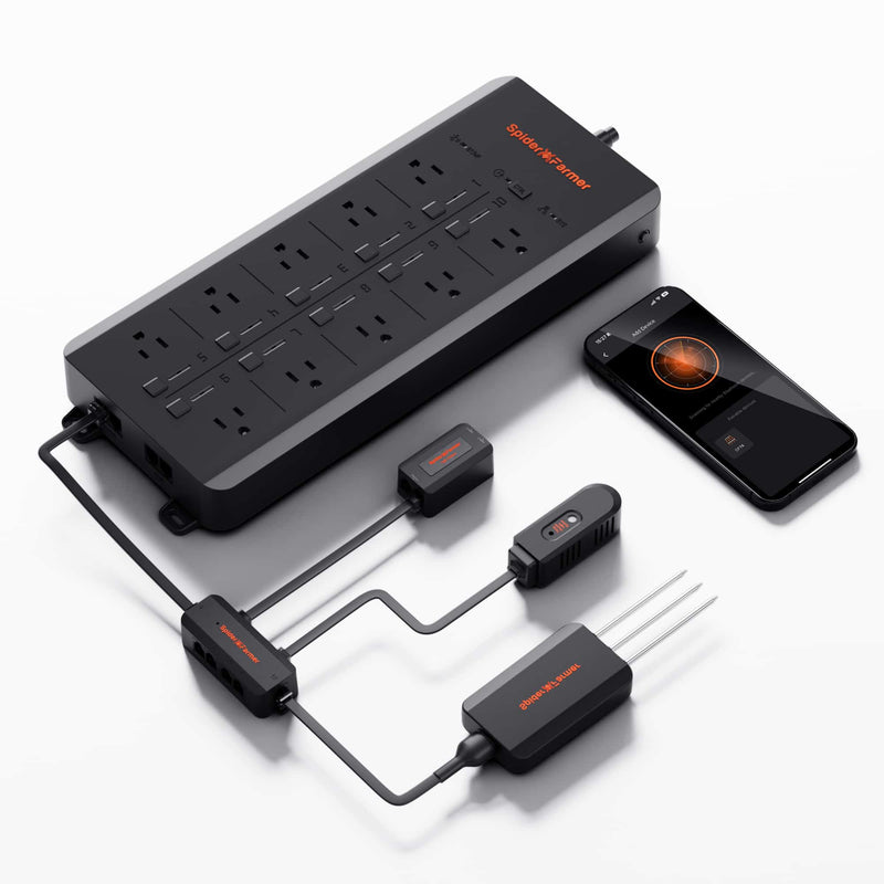 Load image into Gallery viewer, Spider Farmer - GGS AC10 Smart Power Strip – 10 Outlet Grow Tent Climate Controller