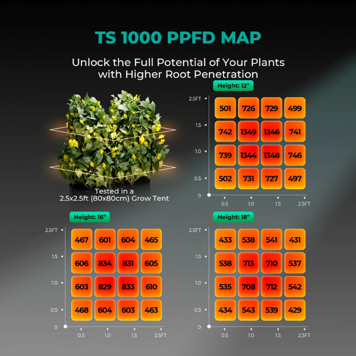 Load image into Gallery viewer, Mars Hydro - TS1000 150W LED Grow Light, Full Spectrum, Dimmable - 2.5x2.5 ft Coverage