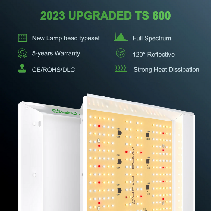 Load image into Gallery viewer, Mars Hydro - TS600 100W LED Grow Light, Full Spectrum, Dimmable - 2x2 ft Coverage