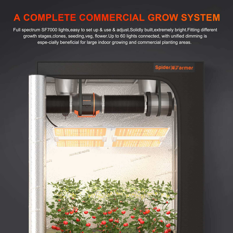 Load image into Gallery viewer, Spider Farmer - SF7000 650W LED Grow Light – Full Spectrum 5x5 Coverage