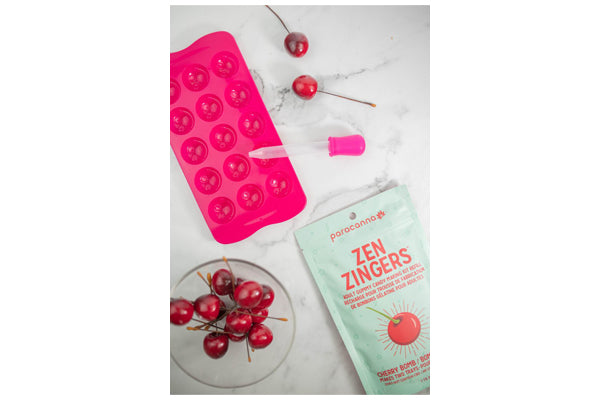 Load image into Gallery viewer, Zen Zingers - Cherry Bomb Cannabis Gummy Mix Refill - Make 30 Gummies