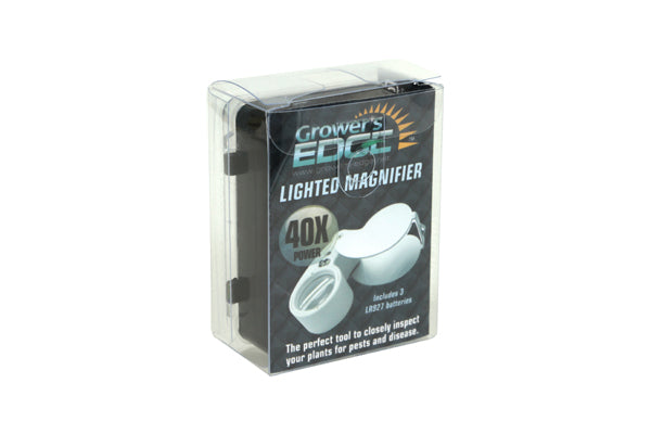 Grower's Edge - Illuminated Magnifier Loupe (40x)