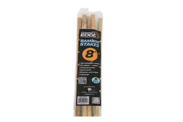 Load image into Gallery viewer, Grower's Edge - Natural Bamboo Stakes - Durable Plant Support in Multiple Sizes