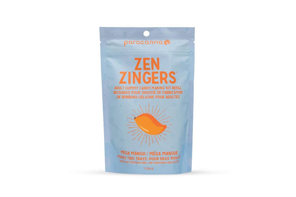 Zen Zingers - Mega Mango Cannabis Gummy Mix Refill