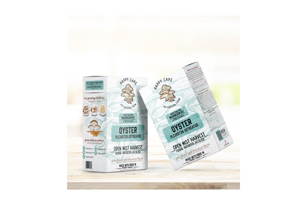 Happy Caps - Grow Your Own Mushroom Kit (Oyster)