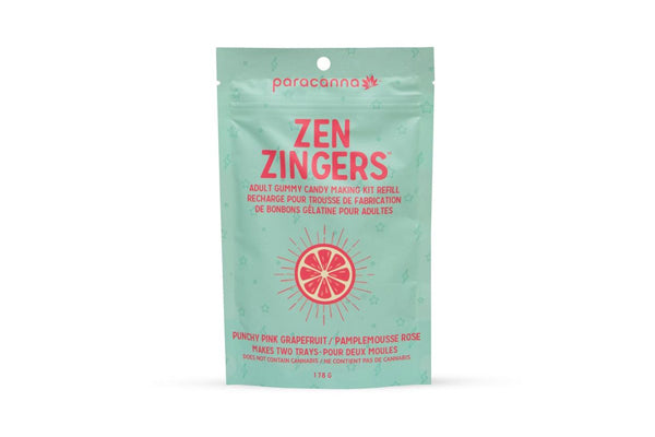 Load image into Gallery viewer, Zen Zingers - Punchy Pink Grapefruit Cannabis Gummy Mix Refill - Make 30 Gummies