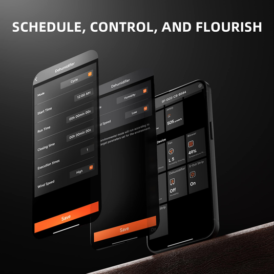 Spider Farmer - 32 Pint Dehumidifier with App Control for Grow Tents & Grow Rooms