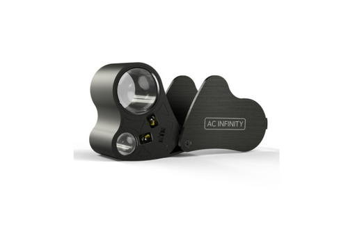 AC Infinity - Jewelers Loupe with Dual Lenses & LED Light - 30x & 60x Magnification