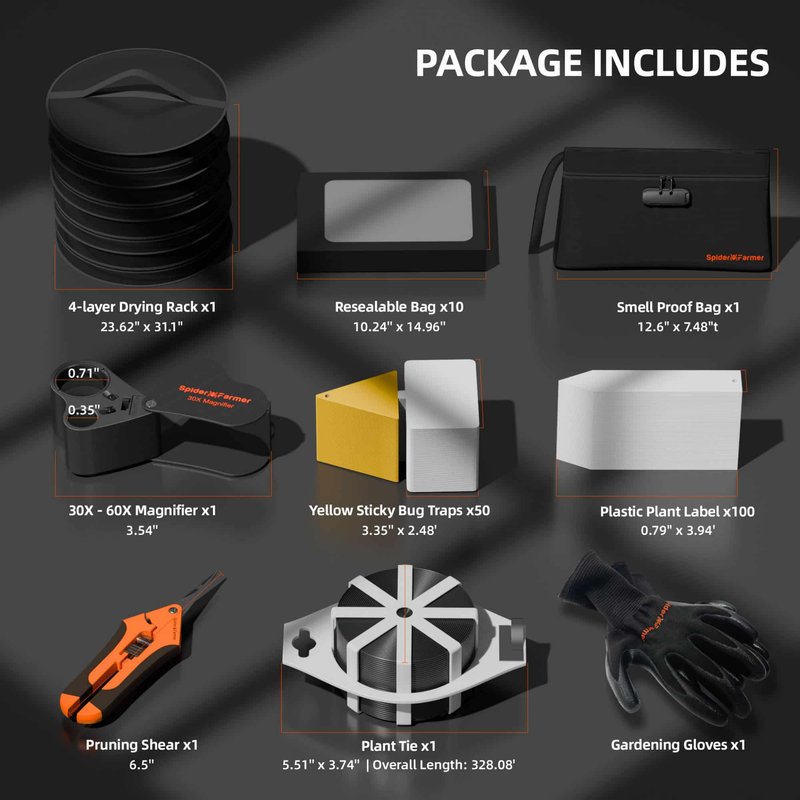 Load image into Gallery viewer, Spider Farmer - 9-in-1 Plant Grow Tools Kit – Indoor Gardening &amp; Grow Tent Accessories
