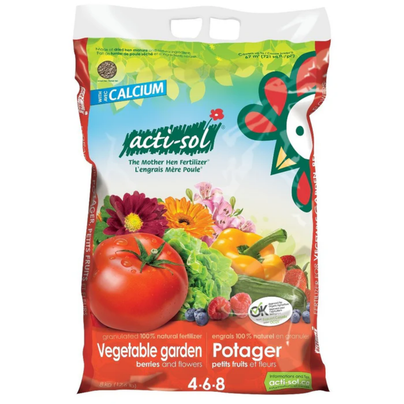 Load image into Gallery viewer, Acti-Sol Tomatoes &amp; Vegetables Organic Fertilizer 4-6-8
