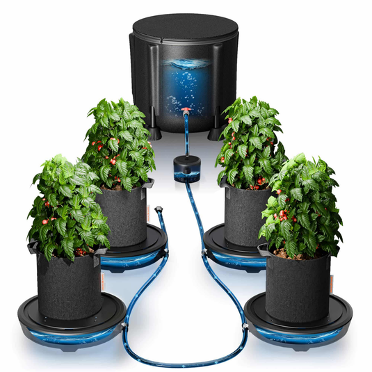 Spider Farmer - Gravity-Fed Self-Watering System Kit for Grow Tents (4 Pots)