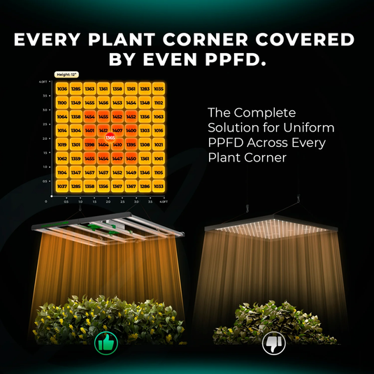 Mars Hydro - FC6500(EVO) 680W LED Grow Light - 5'x5' Coverage, Smart Control, Full Spectrum