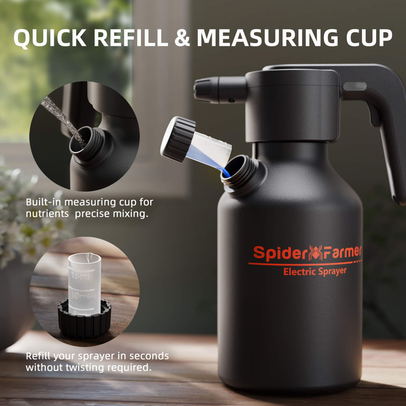 Load image into Gallery viewer, Spider Farmer - Electric Spray Bottle 2L Rechargeable Plant Sprayer with Adjustable Mist &amp; Jet
