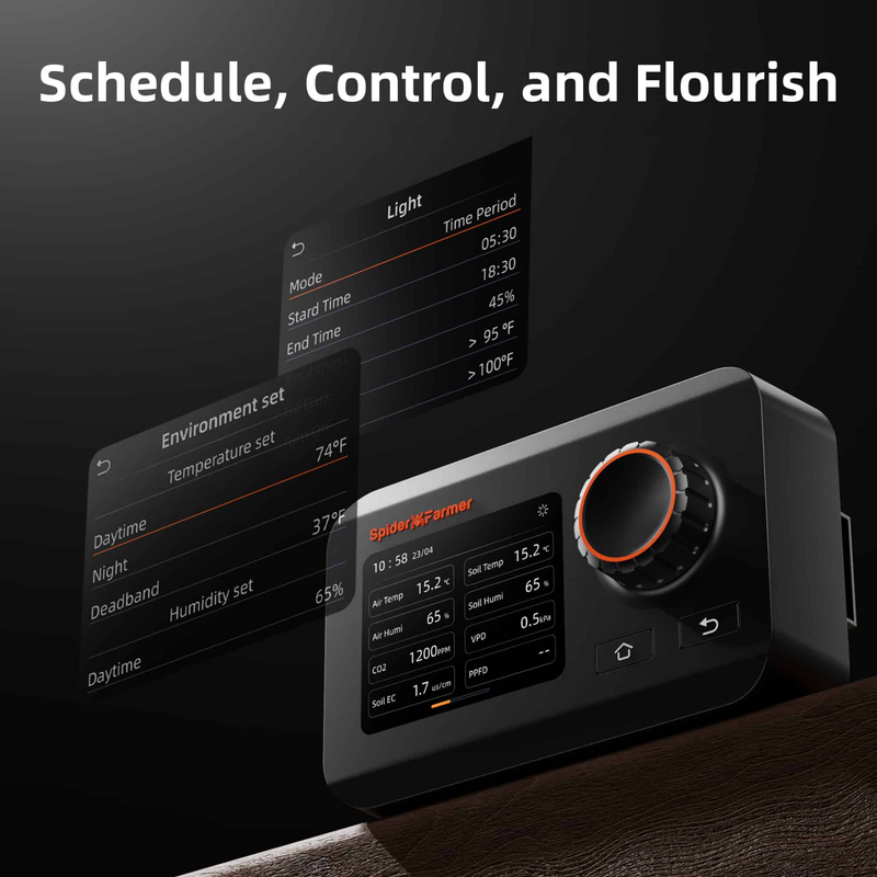 Load image into Gallery viewer, Spider Farmer - GGS Grow Tent Climate Controller Kit – Temp, Humidity &amp; VPD Monitoring
