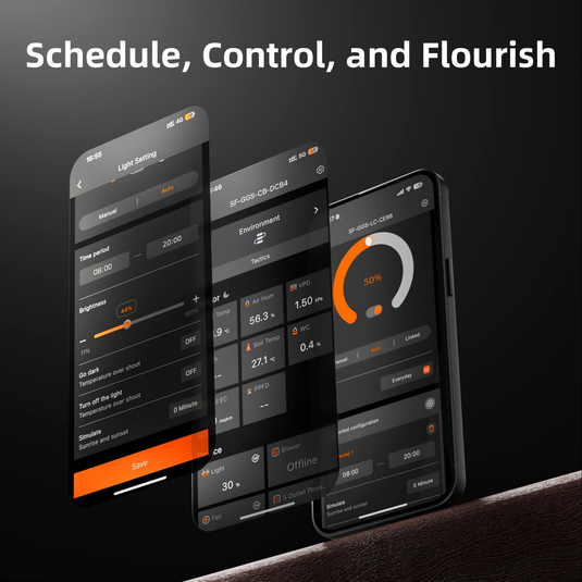 Spider Farmer - GGS Grow Tent Climate Controller Kit – Temp, Humidity & VPD Monitoring