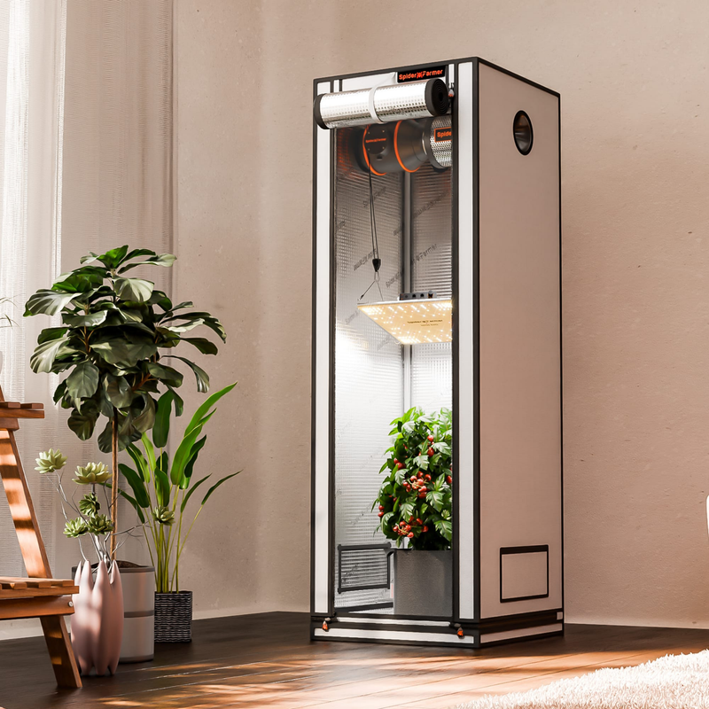 Load image into Gallery viewer, Spider Farmer - 2x2 White Grow Tent 2000D Indoor Seedling Grow Tent
