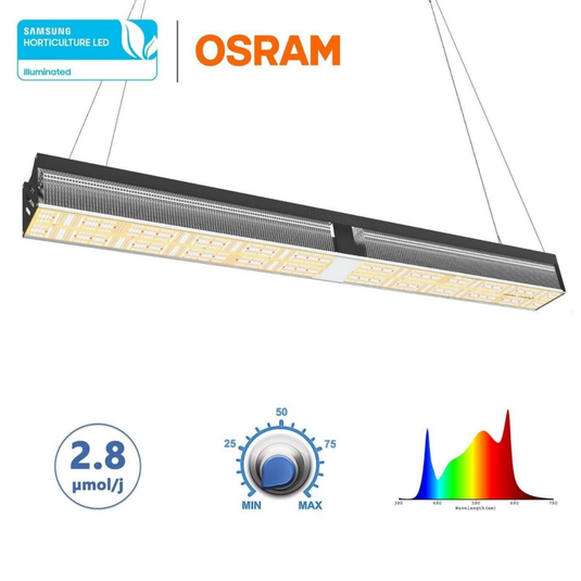 Mars Hydro - SP6500 650W LED Grow Light - 4x5 ft Coverage, Samsung LM301B Diodes
