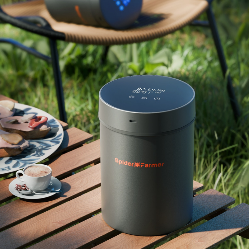 Load image into Gallery viewer, Spider Farmer - 2L Auto-Cure Smart Jar with Vacuum Lid &amp; 62% Humidity Packs
