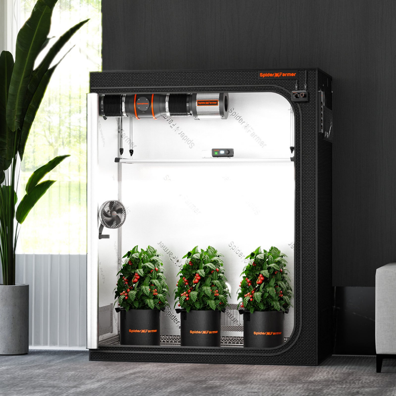Load image into Gallery viewer, Spider Farmer - 2x4 Grow Tent – 1680D Indoor Grow Tent with Observation Window
