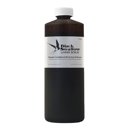 Black Swallow - Organic Molasses (Unsulphured) – Biostimulant for Soil & Microbial Health