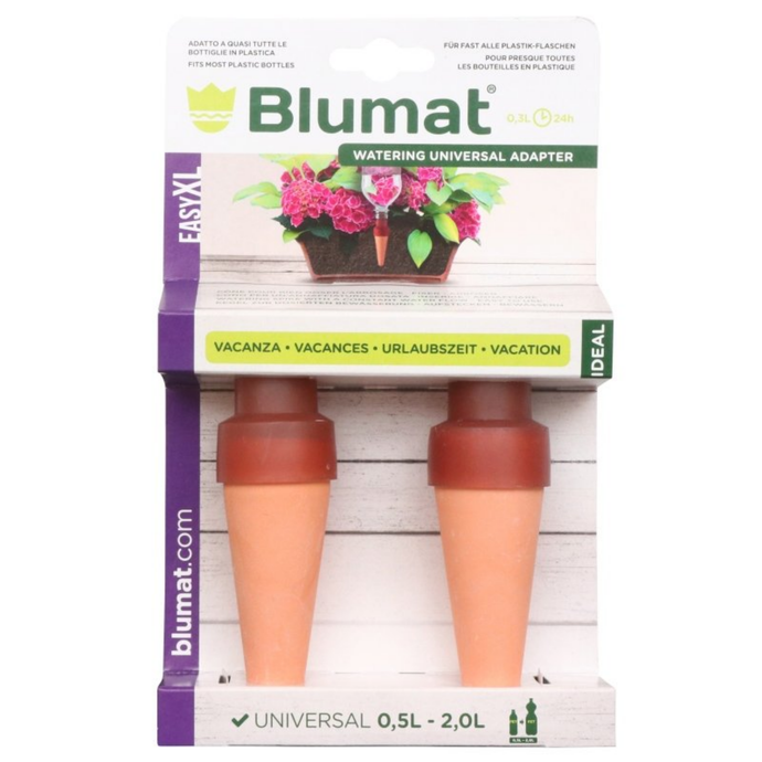 Blumat - EASY XL Bottle Adapter (2 Pack) - Automatic Plant Watering Aid
