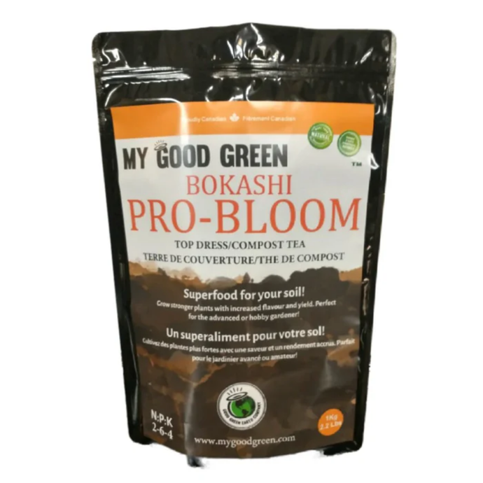 Good Green Earth - Bokashi Pro-Bloom 1KG - Fermented Top Dress & Compost Tea 2-6-4