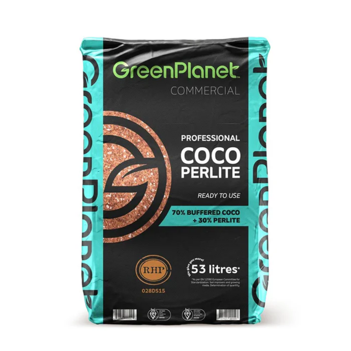 GreenPlanet - Premium Coco Perlite 70/30 Blend 53L – Optimal Aeration & Drainage for Roots