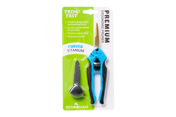 Hydrofarm - Trim Fast Curved Titanium Blade Pruner - Precision Cutting for Gardeners