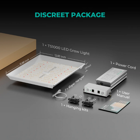 Mars Hydro - TS1000 150W LED Grow Light, Full Spectrum, Dimmable - 2.5x2.5 ft Coverage