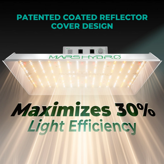 Mars Hydro - TS1000 150W LED Grow Light, Full Spectrum, Dimmable - 2.5x2.5 ft Coverage