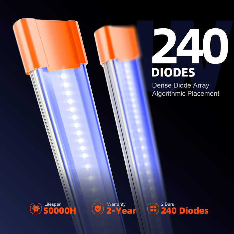 Load image into Gallery viewer, Spider Farmer - UV60 &amp; IR30 Supplemental LED Grow Light Bars – UV &amp; IR Boost
