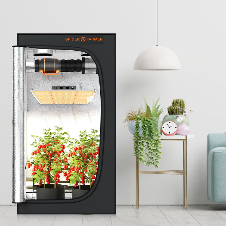 spider farmer 3x3 grow tent Spider Farmer 3x3 Complete Grow Tent Kit G3000 LED – Plantwell