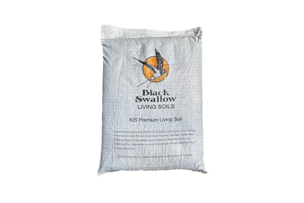 Black Swallow - KIS Organics Soil Mix  (28L)  Store Pick up Only