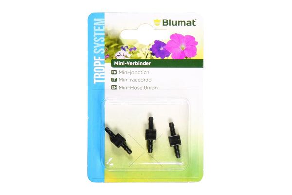 Connecteur union pour mini tuyau Blumat (3-3 mm)