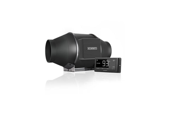 AC Infinity - Cloudline T4 Quiet Inline Duct Fan System With Temperature and Humidity Controller 4"