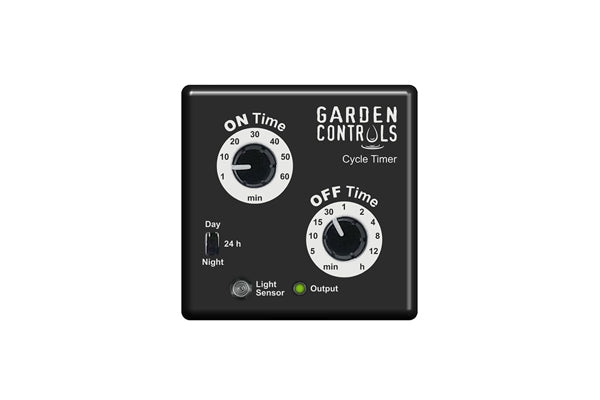 Garden Controls - Cycle Timer - Precision On/Off Timer for Day, Night, or 24h Operation