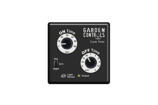 Garden Controls - Cycle Timer - Precision On/Off Timer for Day, Night, or 24h Operation